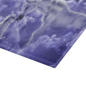Magische en mystieke Fantasy Unicorns Night Sky Snijplank (Hoek)