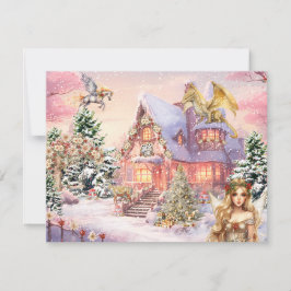 Magische en Sprotse Kerstelf Notitiekaartje