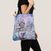 Magische en Sprotse Kerstelf Tote Bag (Dichtbij)