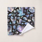 Magische-energiecrystals regenboogkristallen bad handdoek (Wasdoekje)