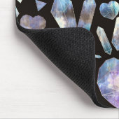 Magische-energiecrystals regenboogkristallen muismat (Hoek)