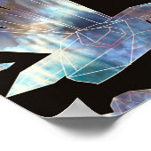 Magische-energiecrystals regenboogkristallen poster (Hoek)
