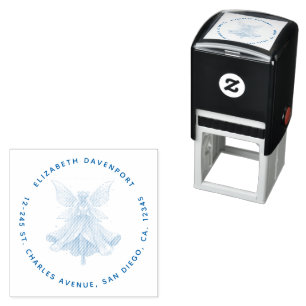 Magische engel fee fantasy thema adres zelfinktende stempel