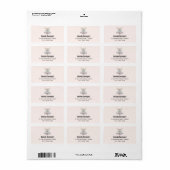 Magische engel fee pastelkleuren adres etiket (Full Sheet)