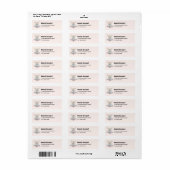Magische Engel Fee Pastelkleuren Adres Etiket (Full Sheet)