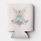 Magische engel fee pastelkleuren blikjeskoeler (Achterkant)