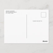 Magische engel fee pastelkleuren briefkaart (Achterkant)