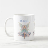 Magische engel fee pastelkleuren koffiemok (Links)