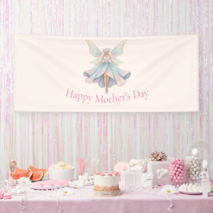 Magische engel fee pastelkleuren Moederdag Spandoek
