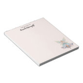 Magische engel fee pastelkleuren notitieblok (Schuin)