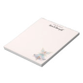 Magische engel fee pastelkleuren notitieblok (Linkerzijde)