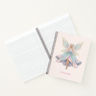 Magische engel fee pastelkleuren notitieboek