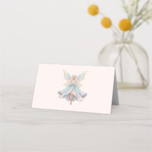 Magische engel fee pastelkleuren plaatskaartje