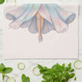 Magische engel fee pastelkleuren theedoek (Gevouwen)