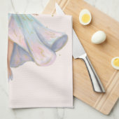 Magische engel fee pastelkleuren theedoek (Quarter Fold)