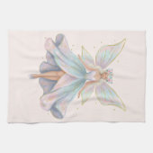 Magische engel fee pastelkleuren theedoek (Horizontaal)