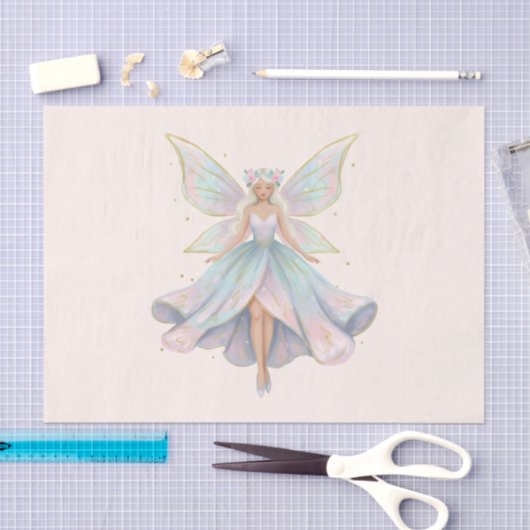 Magische engel fee pastelkleuren tissuepapier (Craft)