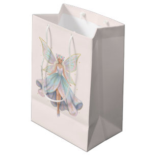 Magische Engel Fee Pastelkleuren Verjaardag Medium Cadeauzakje