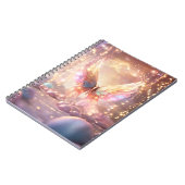 Magische engel vleugels glitter notitieboek (Linkerzijde)