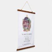 Magische Essential Oils Apothecary Yoga Crystals Hangend Wandkleed (Gebogen)