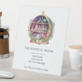 Magische Essential Oils Apothecary Yoga Crystals Reclamebord Met Voetstuk (Insitu)