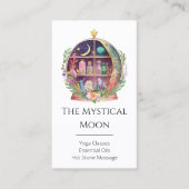 Magische Essential Oils Apothecary Yoga Crystals Visitekaartje (Voorkant)