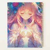 Magische Etherische Anime Meisje Gepersonaliseerd Planner (Achterkant)