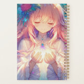Magische Etherische Anime Meisje Gepersonaliseerd Planner (Achterkant)