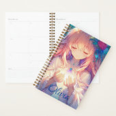 Magische Etherische Anime Meisje Gepersonaliseerd Planner (Display)