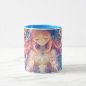 Magische Etherische Anime Meisje Mok (Midden)