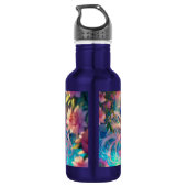 Magische Etherische Anime Meisje Waterfles (Achterkant)