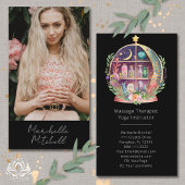 Magische etherische oliën Apothecary Boho Yoga Fot Visitekaartje