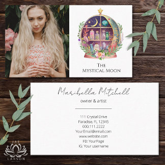 Magische etherische oliën Apothecary Yoga Boho Fot Visitekaartje