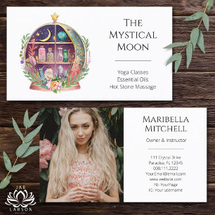 Magische etherische oliën Apothecary Yoga Boho Fot Visitekaartje