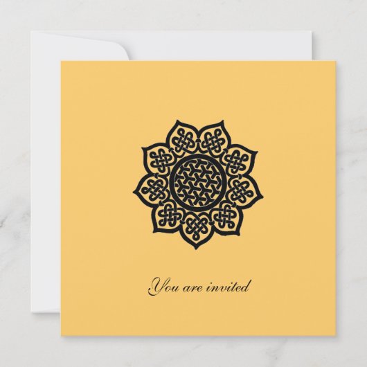 MAGISCHE EVENEMENT metaalgouden papier Kaart (Voorkant)