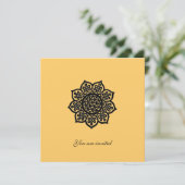 MAGISCHE EVENEMENT metaalgouden papier Kaart (Staand voorkant)