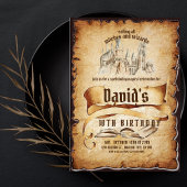 Magische Fabulous 10e Verjaardagsfeestuitnodiging Kaart