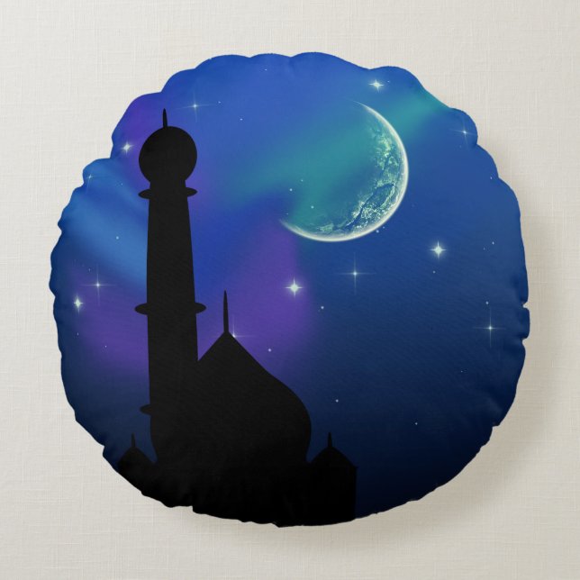 Magische Fabulous Arabian Night - Round Pillow Rond Kussen (Voorkant)