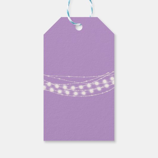 Magische Fairy Eerste Meisje Gelukkige Verjaardag Cadeaulabel (Achterkant)