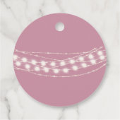 Magische Fairy Eerste Meisje Verjaardag Bedankjes Labels (Achterkant)