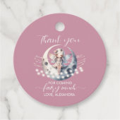 Magische Fairy Eerste Meisje Verjaardag Bedankjes Labels (Voorkant)