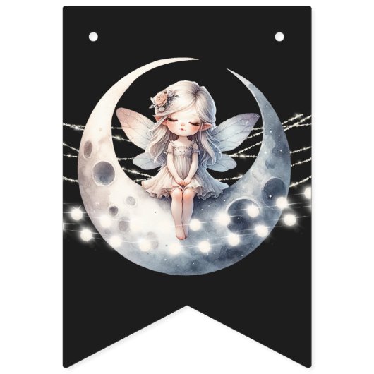 Magische Fairy Eerste Meisje Verjaardag Vlaggetjes (Eerste vlag)