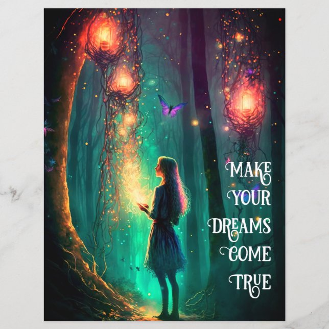 Magische fairy Enchanted Forest Fantasy Pixie Dust (Voorkant)