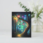 Magische fairy Enchanted Forest Fantasy Pixie Dust Briefkaart (Staand voorkant)