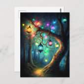 Magische fairy Enchanted Forest Fantasy Pixie Dust Briefkaart (Voorkant / Achterkant)