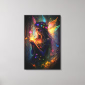 Magische fairy Enchanted Forest Fantasy Pixie Dust Canvas Afdruk (Voorkant)