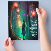 Magische fairy Enchanted Forest Fantasy Pixie Dust Flyer (Hand)