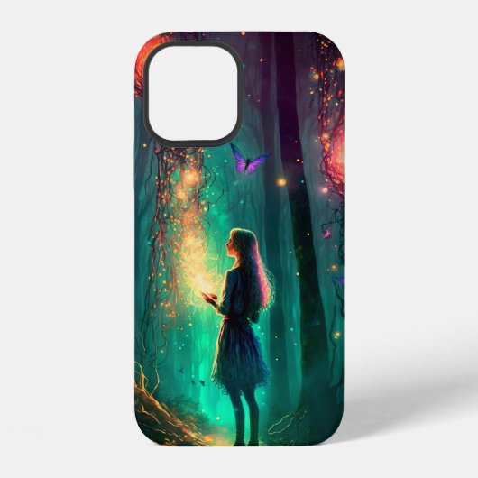 Magische fairy Enchanted Forest Fantasy Pixie Dust iPhone Hoesje (Achterkant)