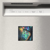 Magische fairy Enchanted Forest Fantasy Pixie Dust Magneet (Insitu (Vaatwasser))