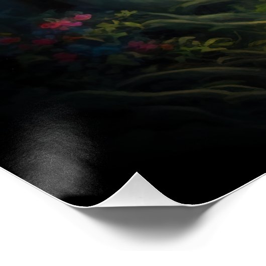 Magische fairy Enchanted Forest Fantasy Pixie Dust Perfect Poster (Hoek)